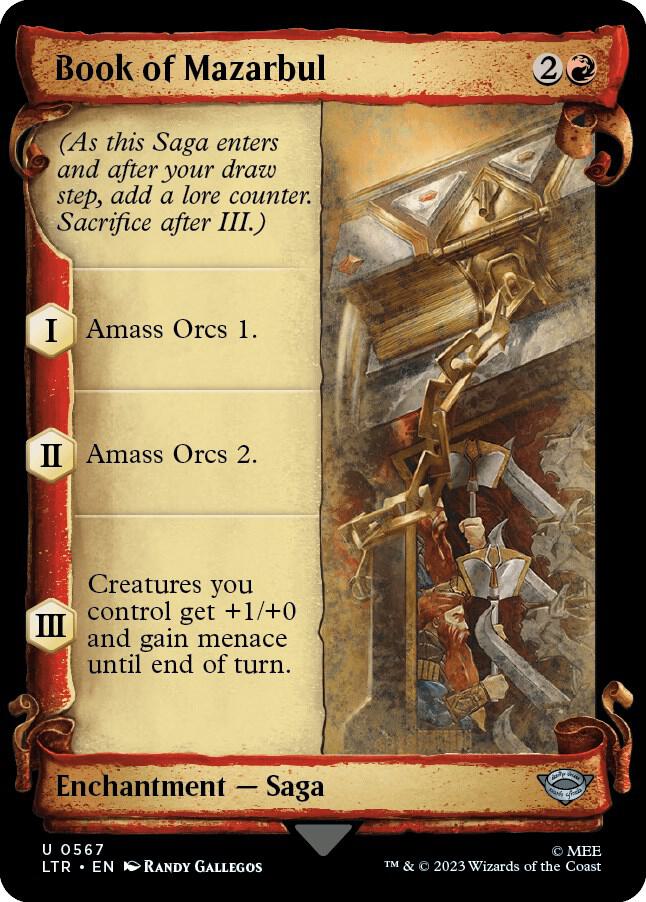 Book of Mazarbul 567 (Universes Beyond: The Lord of the Rings: Tales of Middle-earth)  - Showcase Scroll | Good Games Adelaide SA