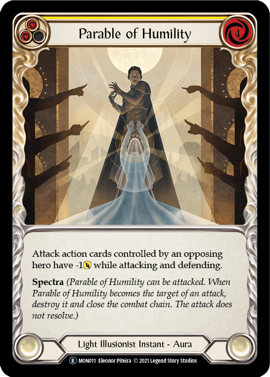 Parable of Humility [U-MON011-RF] Unlimited Rainbow Foil | Good Games Adelaide SA