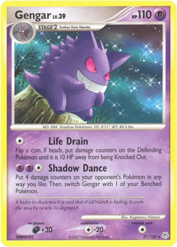 Gengar 27/130 (Diamond and Pearl)  | Good Games Adelaide SA