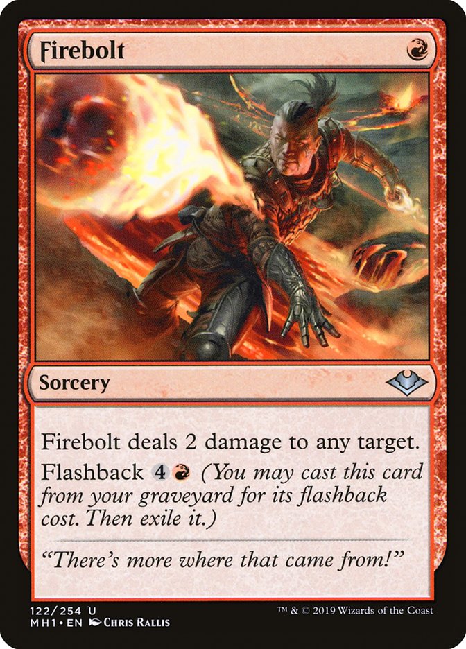 Firebolt 122 (Modern Horizons)  - Foil | Good Games Adelaide SA