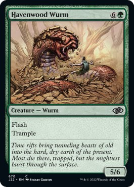 Havenwood Wurm [Jumpstart 2022] | Good Games Adelaide SA
