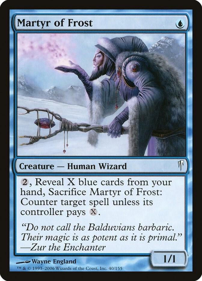 Martyr of Frost 40 (Coldsnap)  - Foil | Good Games Adelaide SA