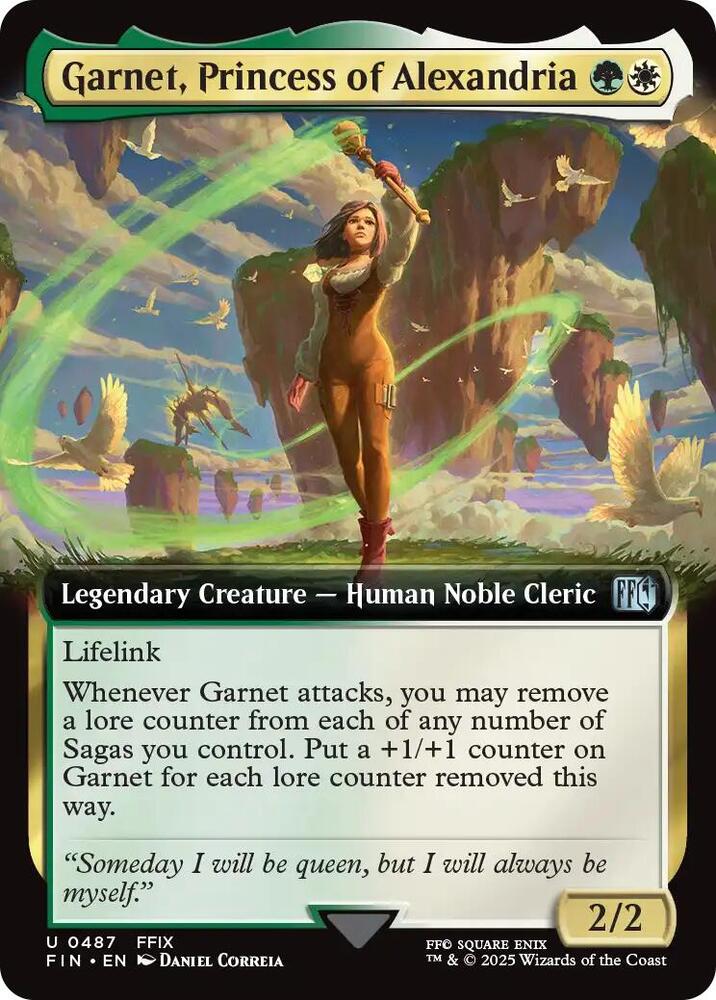 Garnet, Princess of Alexandria 487/309 (FINAL FANTASY)  - Extended Art | Good Games Adelaide SA