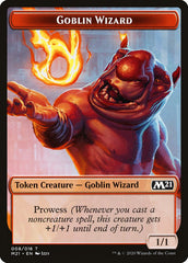 Construct // Goblin Wizard Double-sided Token [Core Set 2021 Tokens] | Good Games Adelaide SA