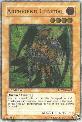 Archfiend General [FOTB-EN019] Ultimate Rare | Good Games Adelaide SA