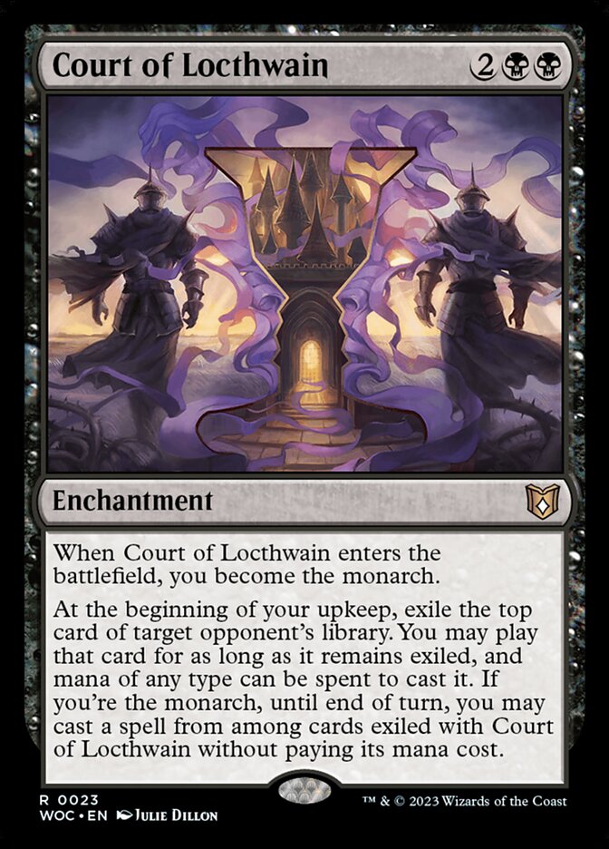 Court of Locthwain 23 (Commander: Wilds of Eldraine)  - Foil | Good Games Adelaide SA