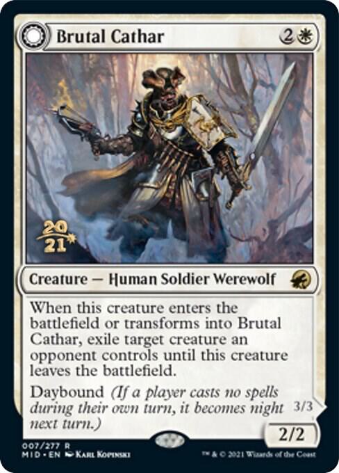 Brutal Cathar 7 (Prerelease Cards)  - Foil | Good Games Adelaide SA