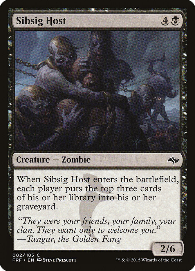 Sibsig Host 82/185 (Fate Reforged)  - Foil | Good Games Adelaide SA