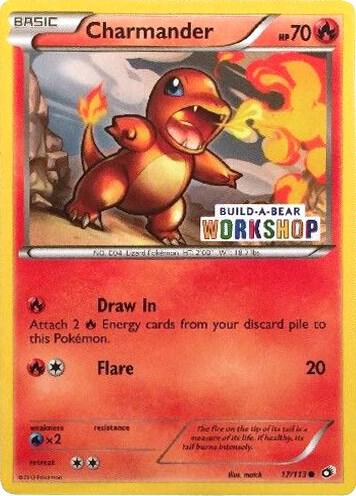 Charmander Build A Bear Workshop Exclusive 017/113 (Miscellaneous Cards & Products)  | Good Games Adelaide SA