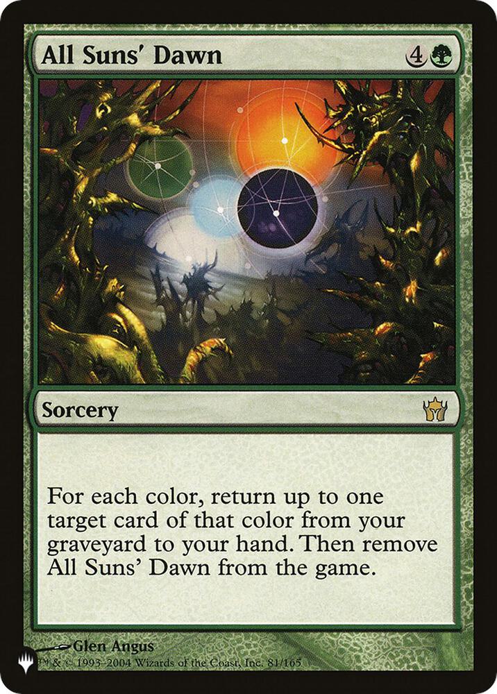 All Suns Dawn 81/165 (The List Reprints)  | Good Games Adelaide SA