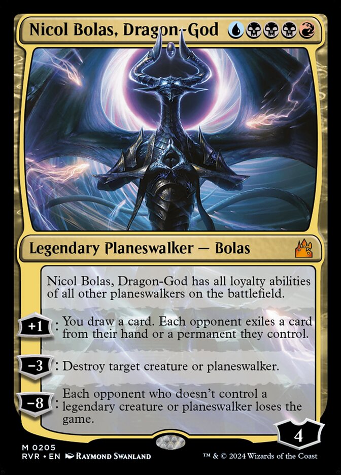 Nicol Bolas, Dragon God 205 (Ravnica Remastered)  | Good Games Adelaide SA