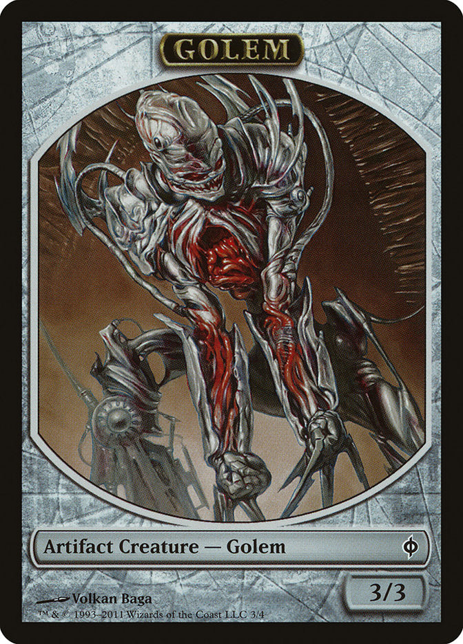 Golem Token [New Phyrexia Tokens] | Good Games Adelaide SA