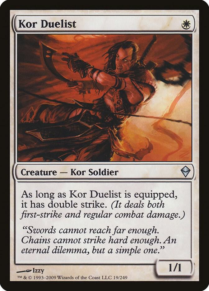 Kor Duelist 19 (Zendikar)  - Foil | Good Games Adelaide SA