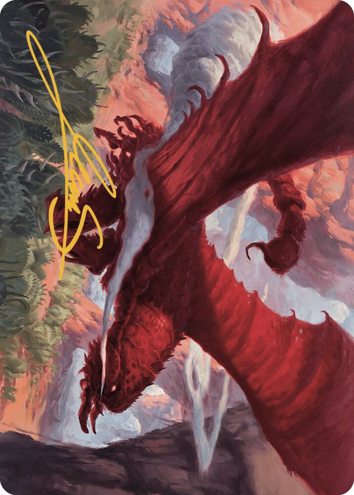Stingerback Terror Art Card Gold Stamped Signature 11 (Art Series: Outlaws of Thunder Junction)  | Good Games Adelaide SA