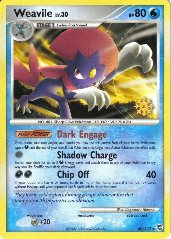 Weavile 40 132 040/132 (Countdown Calendar Promos)  | Good Games Adelaide SA