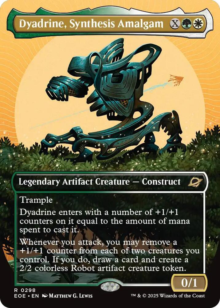 Dyadrine Synthesis Amalgam Borderless 298 (Edge of Eternities)  | Good Games Adelaide SA