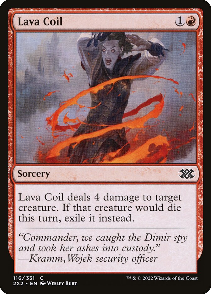 Lava Coil 116 (Double Masters 2022)  - Foil | Good Games Adelaide SA