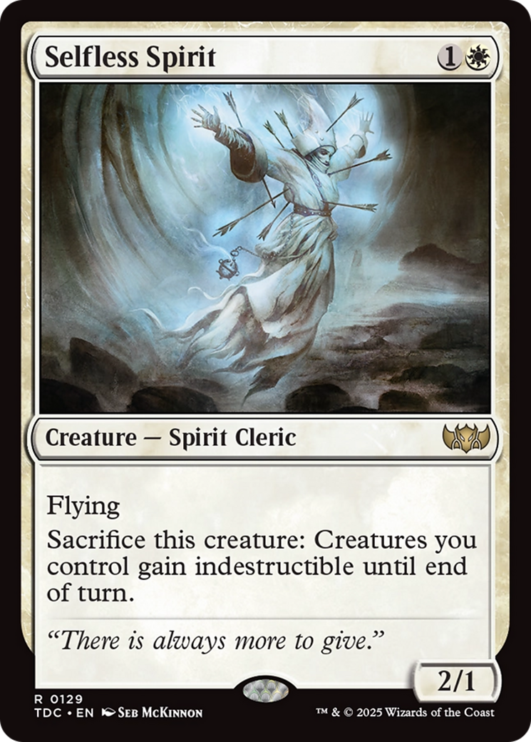 Selfless Spirit [Tarkir: Dragonstorm Commander] | Good Games Adelaide SA