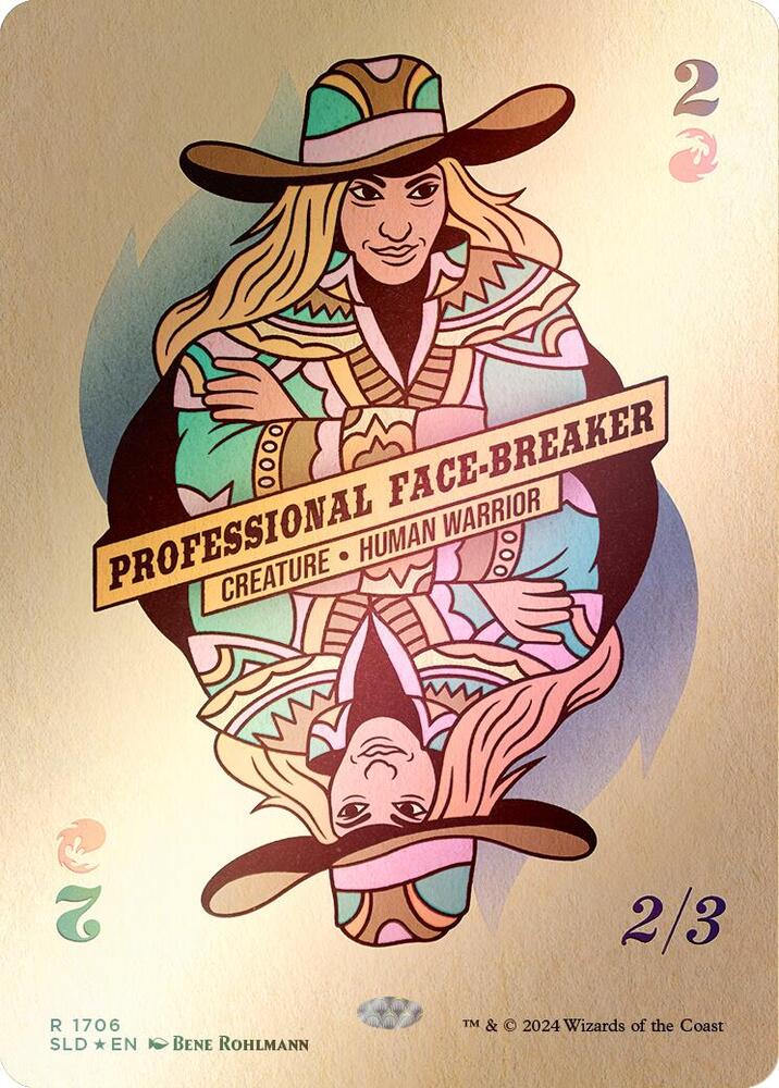 Professional Face Breaker Rainbow Foil 1706 (Secret Lair Drop Series)  - Foil | Good Games Adelaide SA