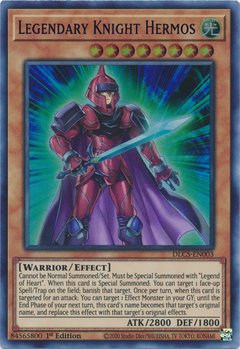 Legendary Knight Hermos (Blue) [DLCS-EN003] Ultra Rare | Good Games Adelaide SA