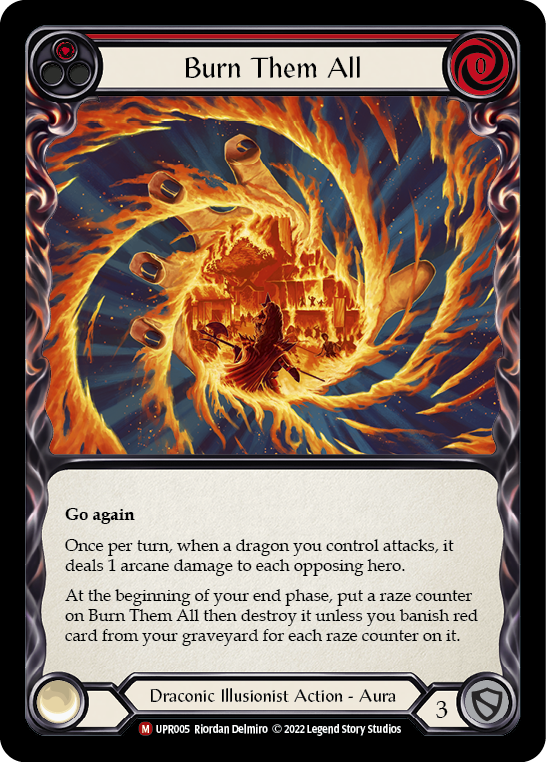 Burn Them All [UPR005] (Uprising)  Cold Foil | Good Games Adelaide SA