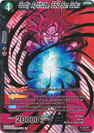 Godly Aptitude, SSG Son Goku (P-164) [Promotion Cards] | Good Games Adelaide SA