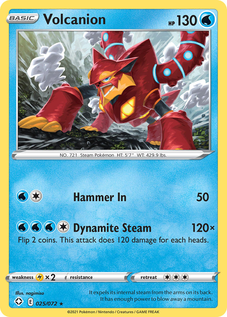 Volcanion (025/072) [Sword & Shield: Shining Fates] | Good Games Adelaide SA