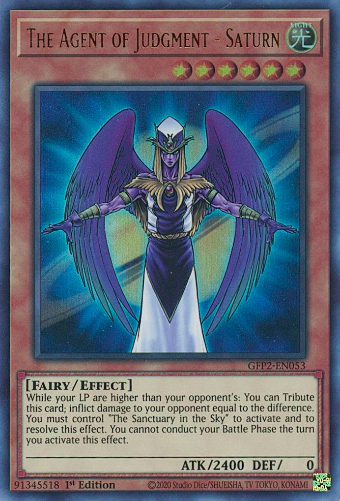 The Agent of Judgment - Saturn [GFP2-EN053] Ultra Rare | Good Games Adelaide SA
