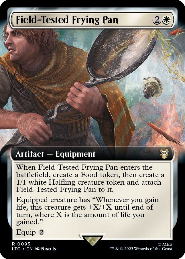 Field-Tested Frying Pan 95 (Commander: The Lord of the Rings: Tales of Middle-earth)  - Extended Art | Good Games Adelaide SA