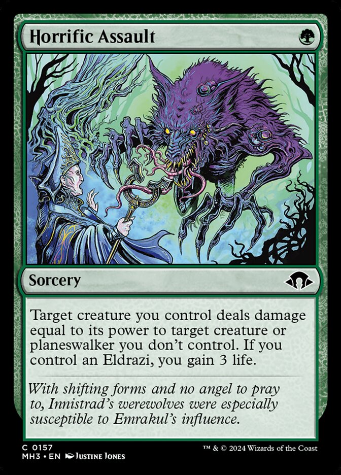 Horrific Assault 157 (Modern Horizons 3)  - Foil | Good Games Adelaide SA