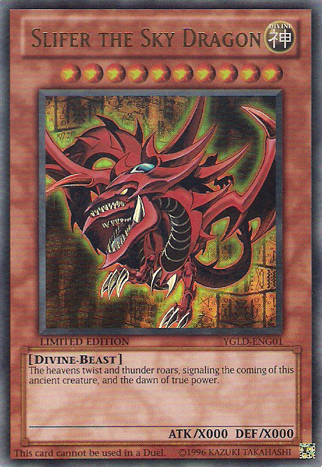 Slifer the Sky Dragon [YGLD-ENG01] Ultra Rare | Good Games Adelaide SA
