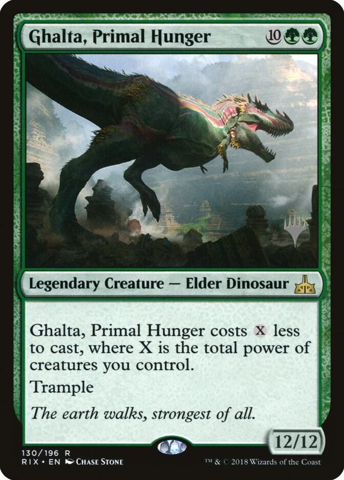 Ghalta Primal Hunger 130 (Promo Pack: Core Set 2020)  - Foil | Good Games Adelaide SA