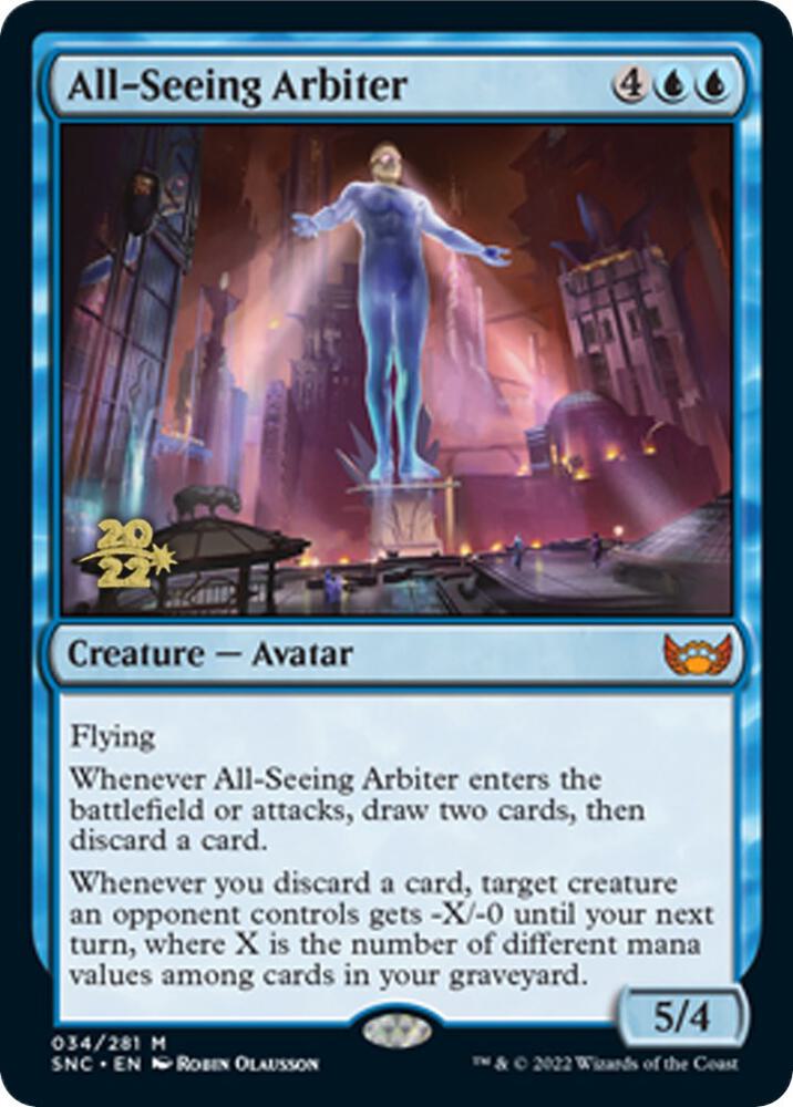 All Seeing Arbiter 34 (Prerelease Cards)  - Foil | Good Games Adelaide SA