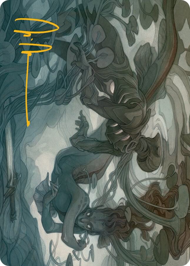 Emry Lurker of the Loch Art Card Gold Stamped Signature 69 (Art Series: March of the Machine)  | Good Games Adelaide SA