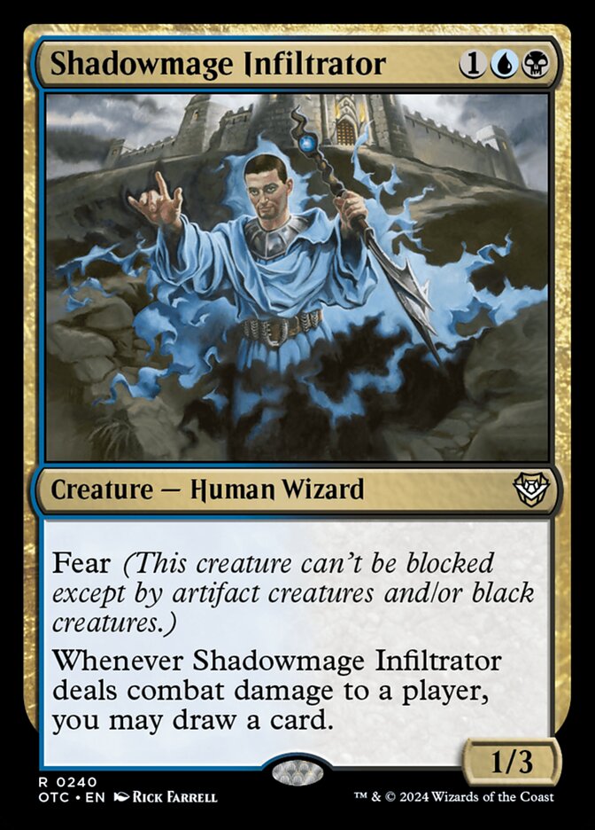 Shadowmage Infiltrator 240 (Commander: Outlaws of Thunder Junction)  | Good Games Adelaide SA