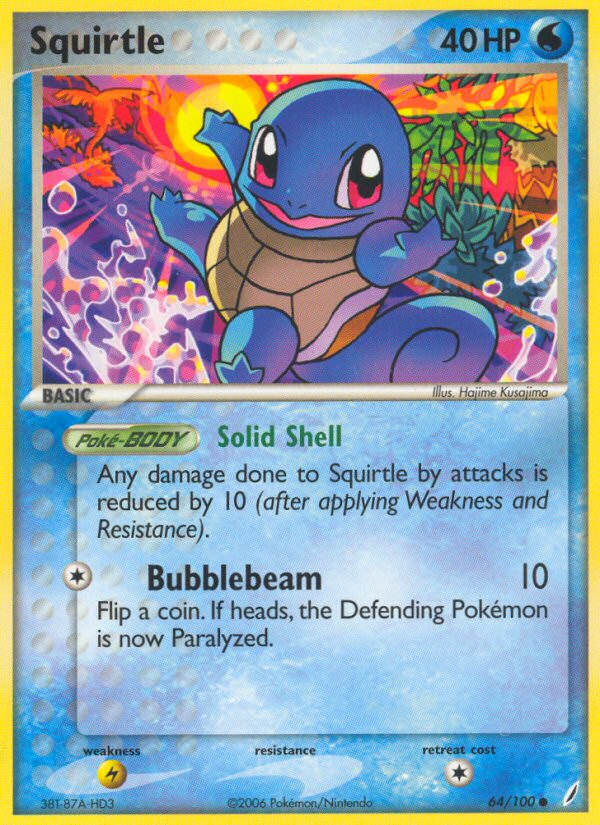 Squirtle (64/100) [EX: Crystal Guardians] | Good Games Adelaide SA