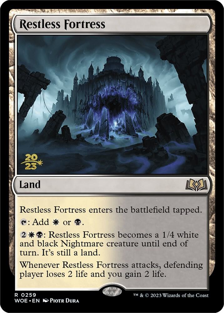 Restless Fortress 259 (Prerelease Cards)  - Foil | Good Games Adelaide SA
