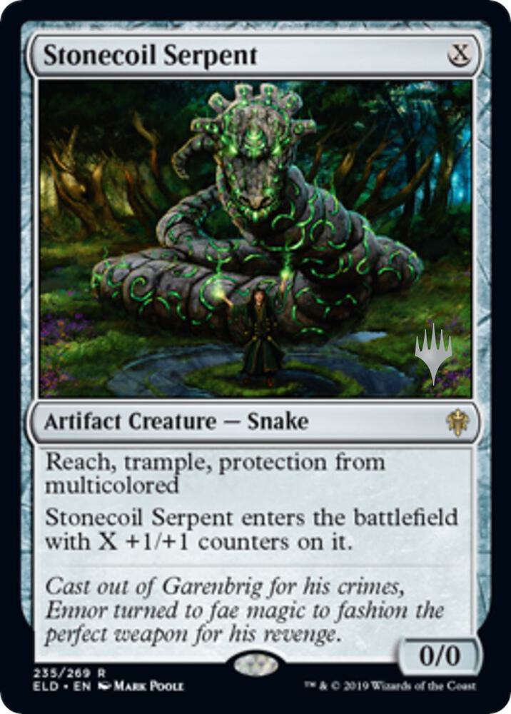 Stonecoil Serpent 235 (Promo Pack: Throne of Eldraine)  - Foil | Good Games Adelaide SA