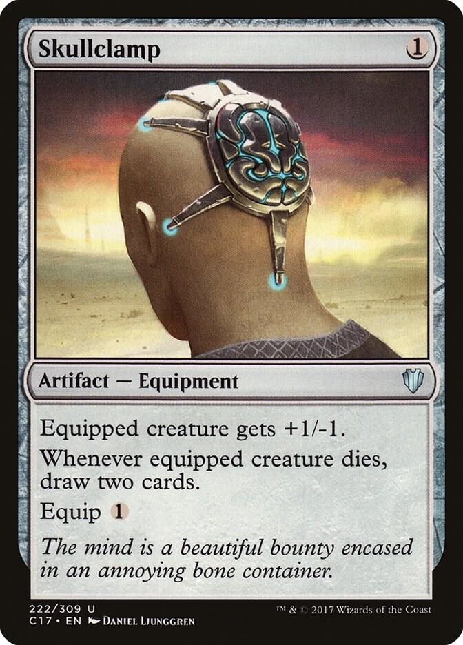 Skullclamp 222 (Commander 2017)  | Good Games Adelaide SA