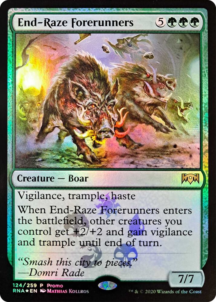 End Raze Forerunners 124 (Media Promos)  - Foil | Good Games Adelaide SA