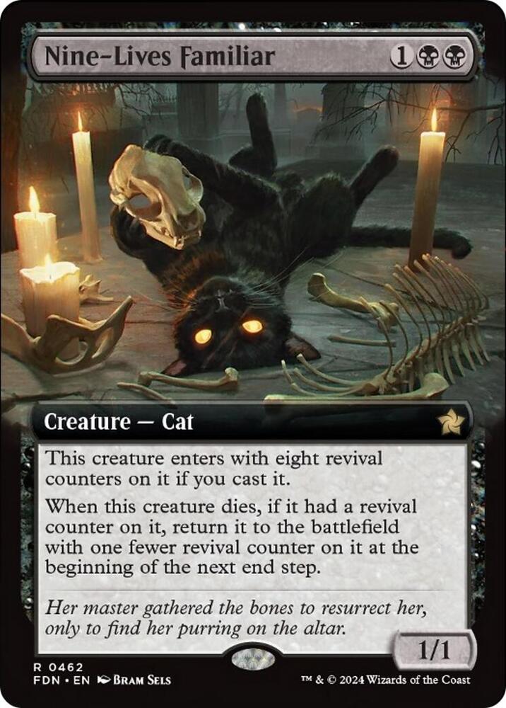 Nine-Lives Familiar 462 (Foundations)  - Foil | Good Games Adelaide SA