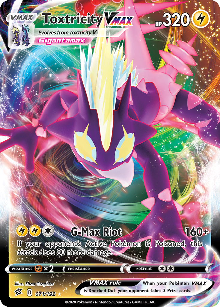 Toxtricity VMAX (071/192) [Sword & Shield: Rebel Clash] | Good Games Adelaide SA