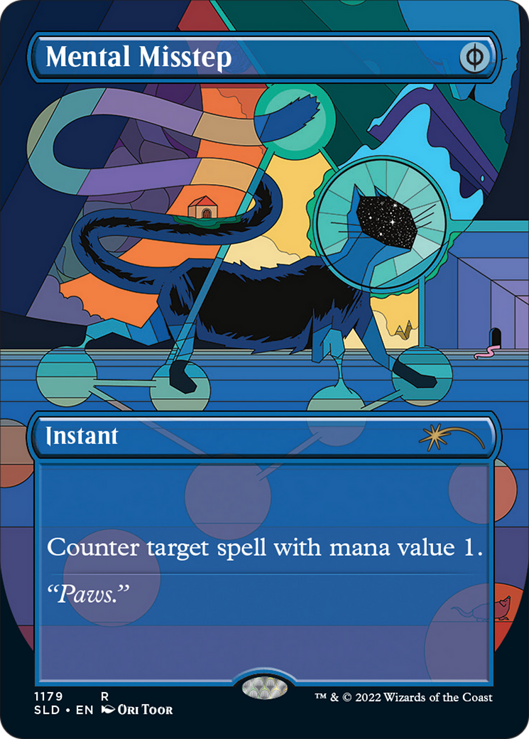 Mental Misstep (Borderless) [Secret Lair Drop Series] | Good Games Adelaide SA