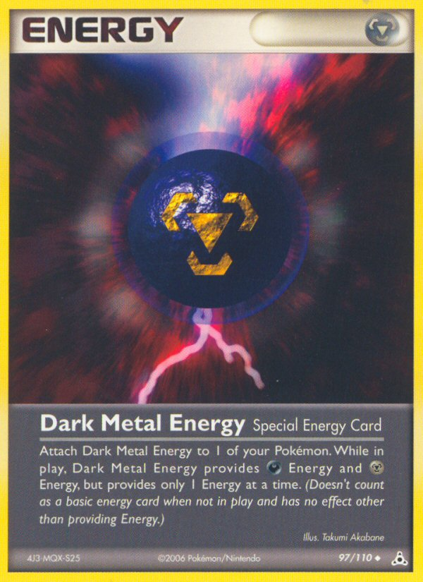 Dark Metal Energy (97/110) [EX: Holon Phantoms] | Good Games Adelaide SA