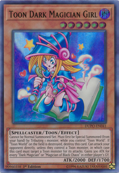 Toon Dark Magician Girl [DUPO-EN041] Ultra Rare | Good Games Adelaide SA