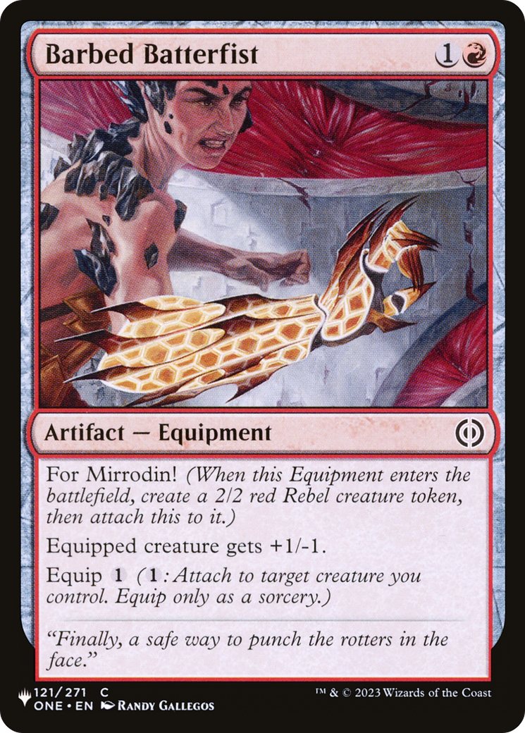 Barbed Batterfist [The List Reprints] | Good Games Adelaide SA