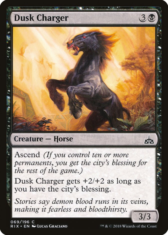 Dusk Charger 69 (Rivals of Ixalan)  | Good Games Adelaide SA
