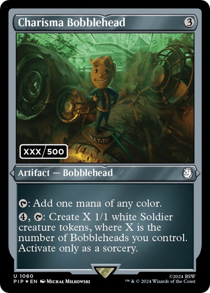 Charisma Bobblehead Serial Numbered 1060 (Universes Beyond: Fallout)  - Foil | Good Games Adelaide SA