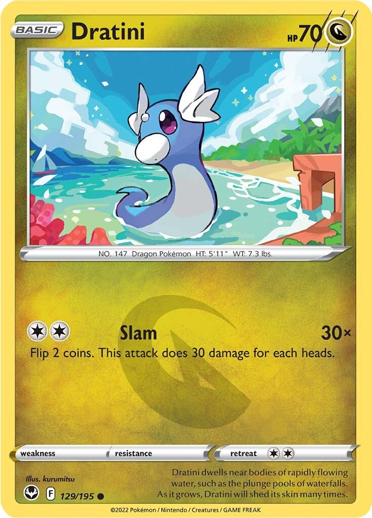 Dratini (129/195) [Sword & Shield: Silver Tempest] | Good Games Adelaide SA