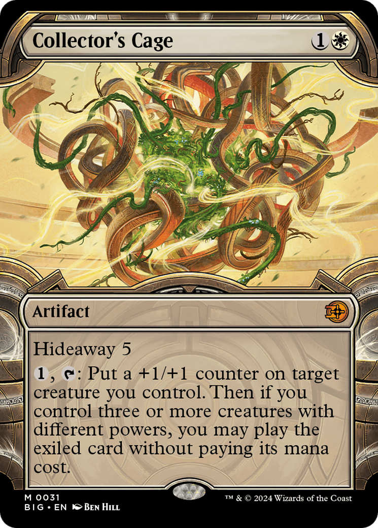 Collector's Cage (Showcase) [Outlaws of Thunder Junction: The Big Score] | Good Games Adelaide SA